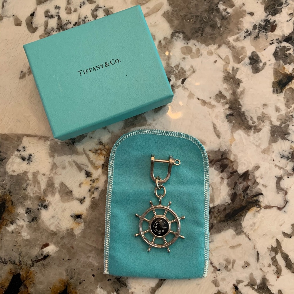 Tiffany & Co Compass Keychain